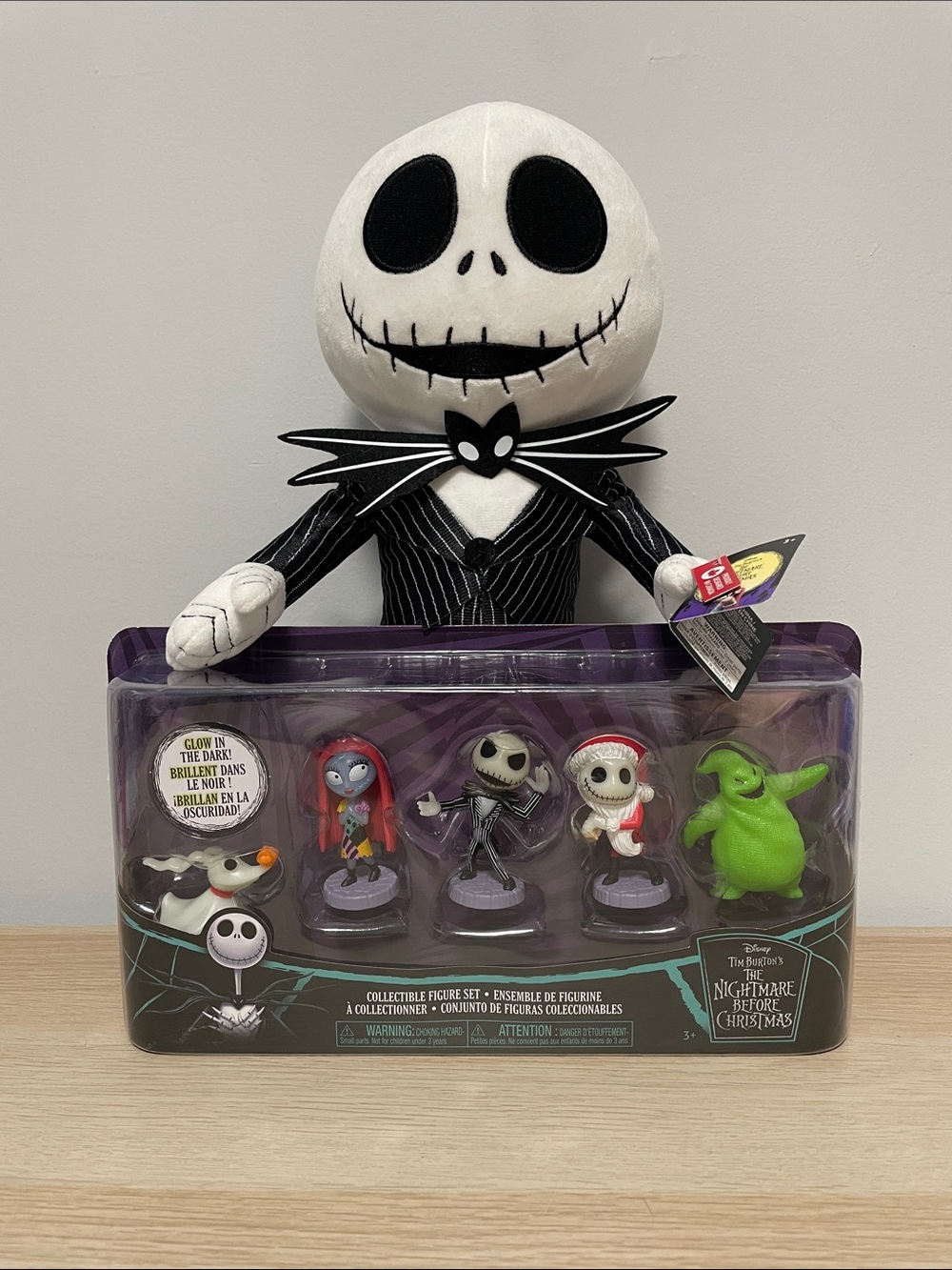 Disney Tim Burton's The Nightmare Before Christmas NWT Plush & Figurine Bundle